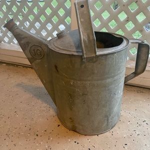 Large Vintage Metal Watering Can